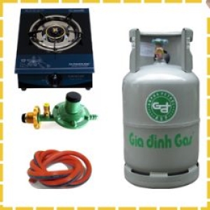 Trọn Bộ Bình Bếp Gas Đơn sunhome Mặt Men