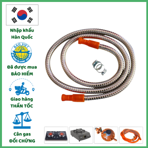 Dây Gas Vỏ Bọc Inox Nhập Khẩu Hàn Quốc
