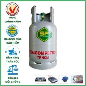 Bình Gas Saigon Petro Xám 12kg  Đổi Gas Tất Cả Các Quận Huyện 15P