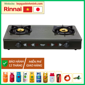 Bếp Gas Đôi Rinnai RV-740A(GR) Việt - Nhật Chính Hãng