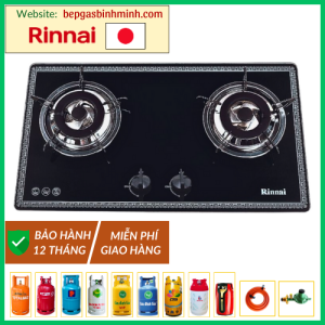 Bếp Gas Âm Rinnai RVB-2BG(F)N Nhật Bản