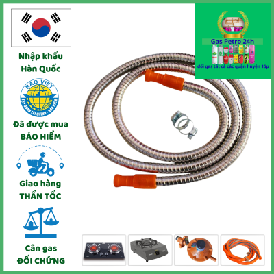 Dây Gas Vỏ Bọc Inox Nhập Khẩu Hàn Quốc