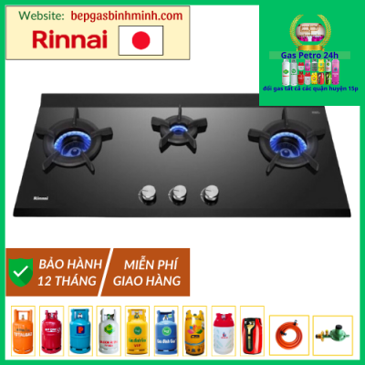 Bếp Gas Âm Rinnai RB-3VCGN Nhật Bản