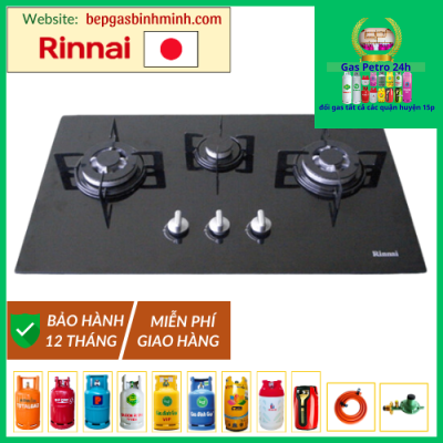 Bếp Gas Âm Rinnai RVB-312BG Nhật Bản