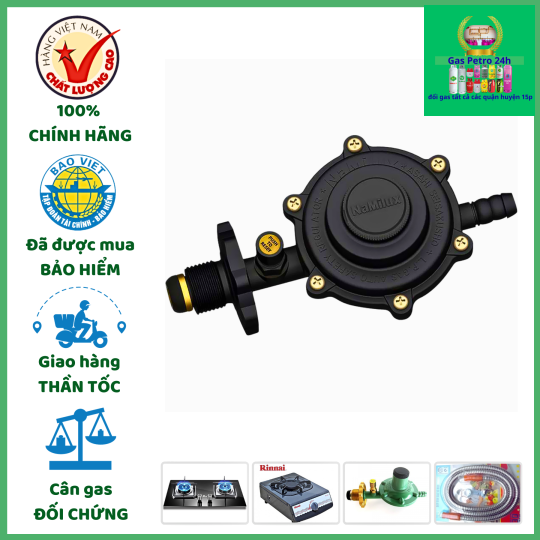 Van Điều Áp Ngắt Gas Tự Động Namilux NH-205S Chính Hãng Bảo Hành 24 Tháng