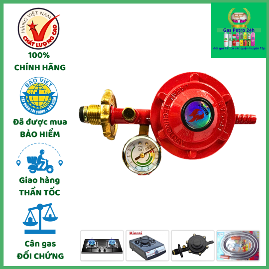 Van Gas Đồng Hồ Mario MR-688H Điều Áp Tự Động