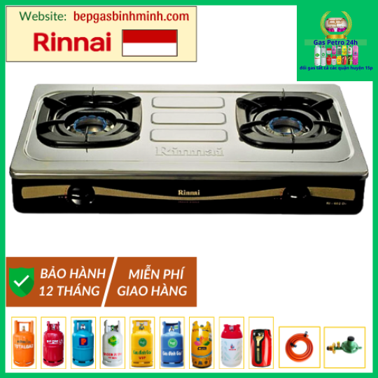 Bếp Gas Rinnai RI-602DI Nhập Khẩu Indonesia