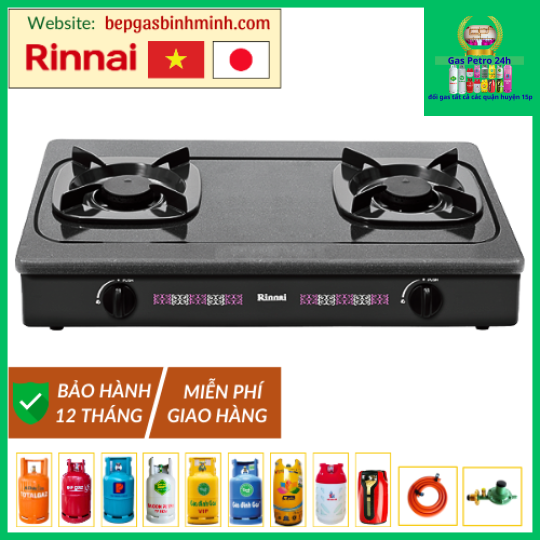 Bếp Gas Đôi Rinnai RV-2615(G) Việt - Nhật Chính Hãng