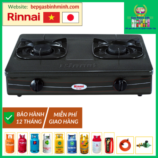 Bếp Gas Đôi Rinnai RV-360(GM)N Việt - Nhật Chính Hãng