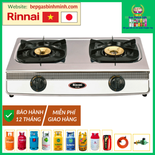 Bếp Gas Đôi Rinnai RV-460(S) Việt - Nhật Chính Hãng