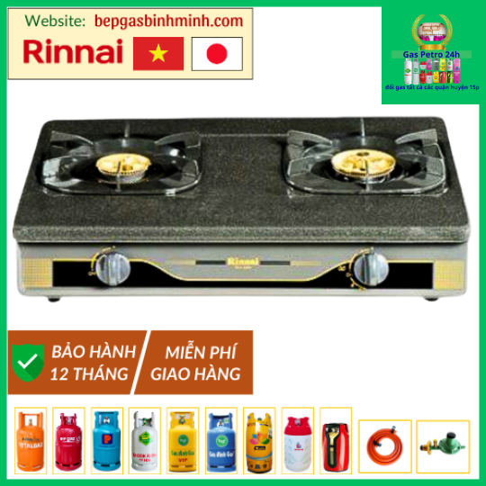 Bếp Gas Đôi Rinnai RV-660(G) Việt - Nhật Chính Hãng