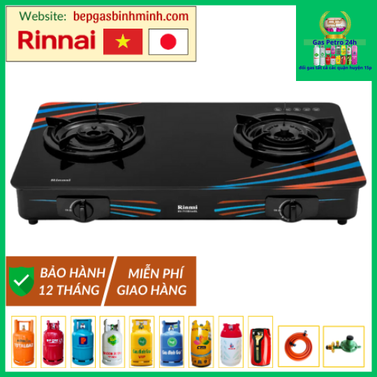 Bếp Gas Đôi Rinnai RV-715 Slim (GL-SC) Việt - Nhật