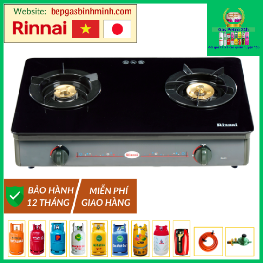 Bếp Gas Đôi Rinnai RV-8611 (GL-B) Việt - Nhật