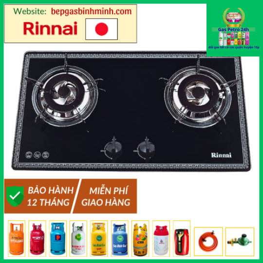 Bếp Gas Âm Rinnai RVB-2BG(F)N Nhật Bản