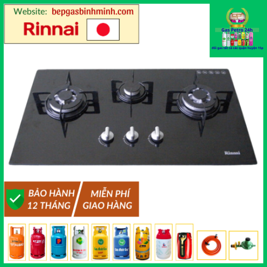 Bếp Gas Âm Rinnai RVB-312BG Nhật Bản