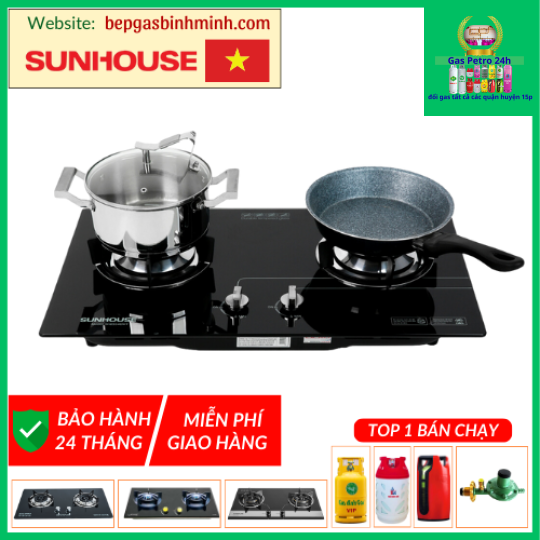 Bếp Gas Âm SUNHOUSE SHB5546MT Chính Hãng
